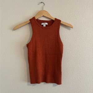 5/$55 !! 🔥 and now this Ribbed Sleeveless Tank Top — Rust